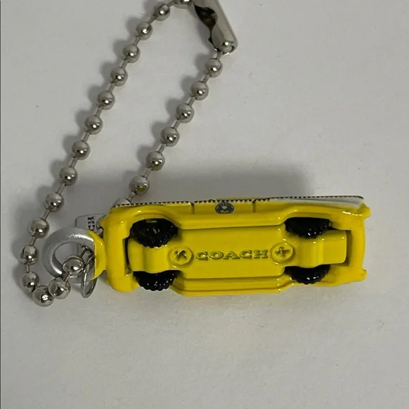 Coach Mini Taxi | Yellow Cab Metal Charm - Picture 5 of 10